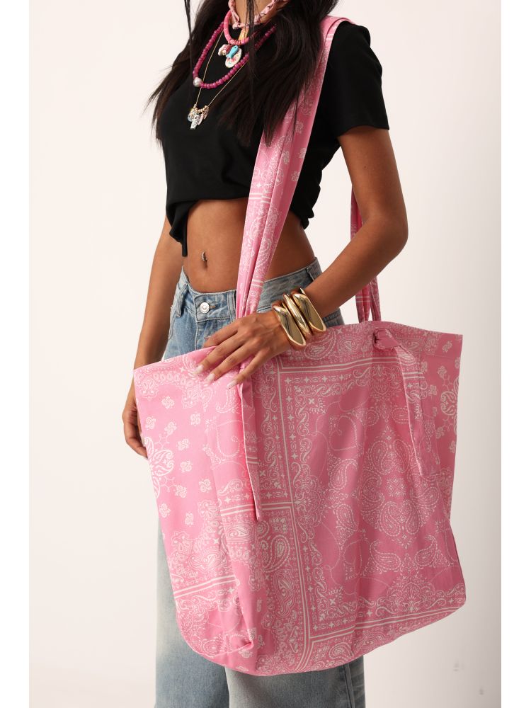COTTON FABRIC BAG BY LUMINA
