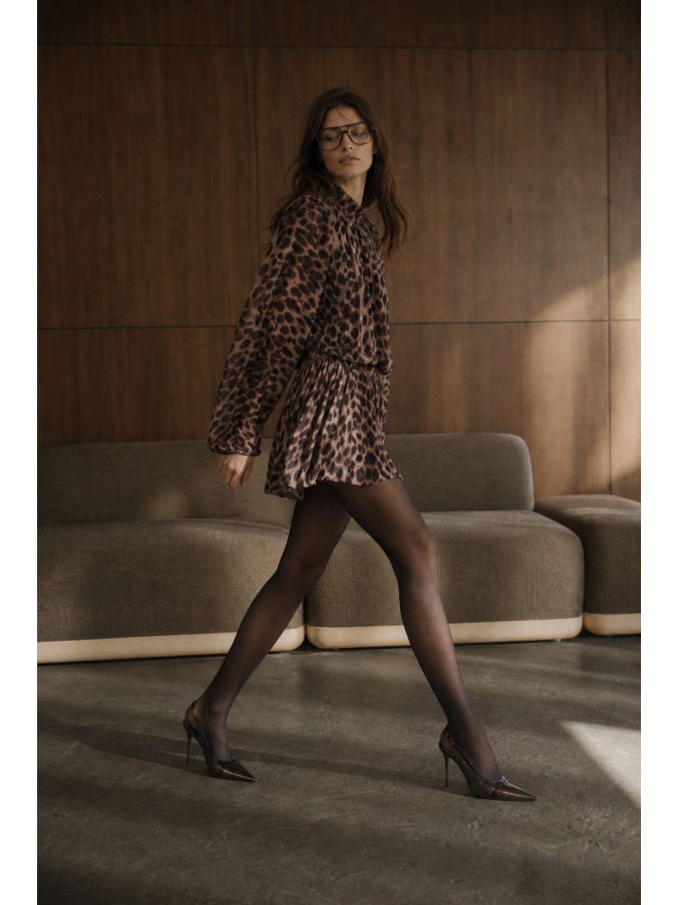 MINI LEOPARD DRESS BY LUMINA