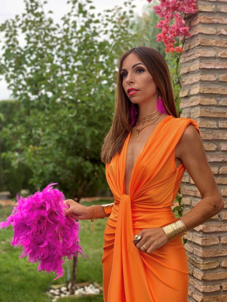 ORANGE DRESS - DAISY