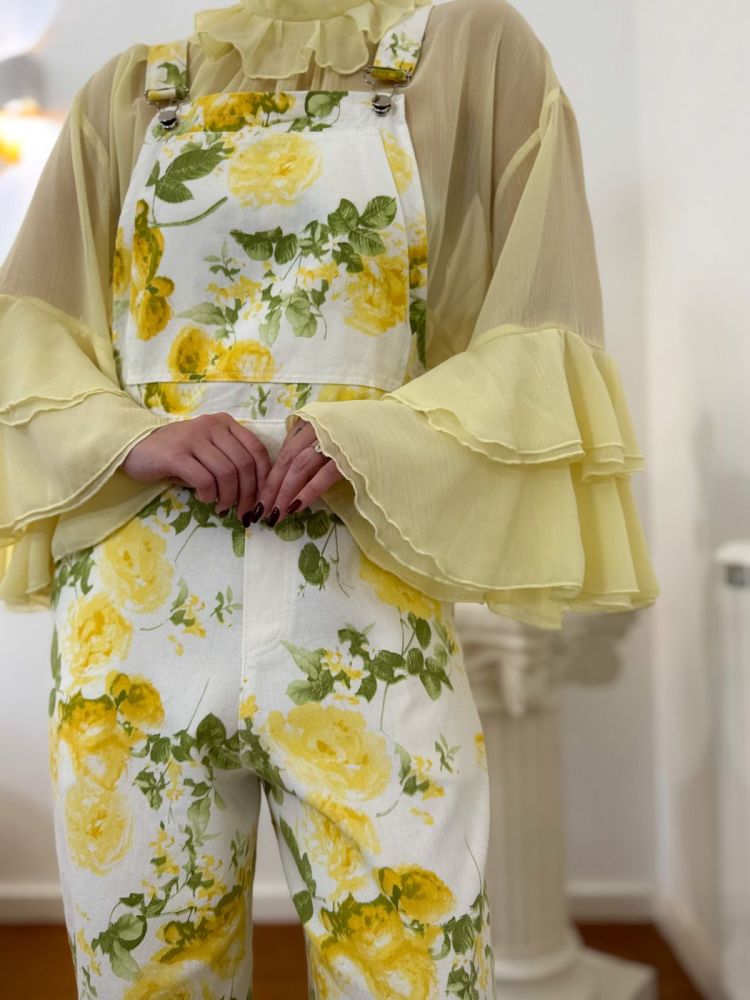 FLORAL OVERALLS BY LUMINA