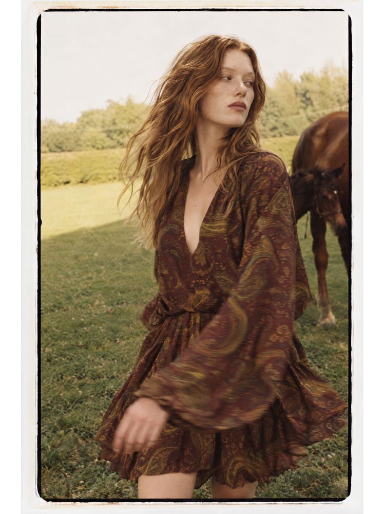 PAISLEY MNI DRESS BY LUMINA