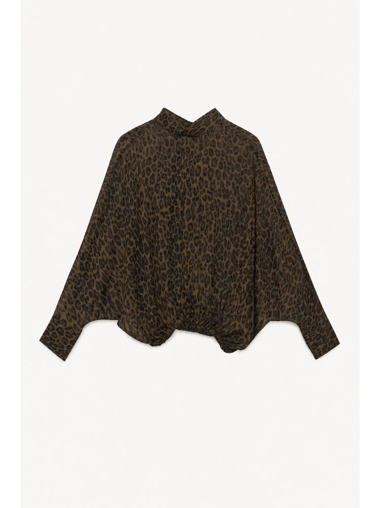 CHIFFON LEO BLOUSE BY LUMINA