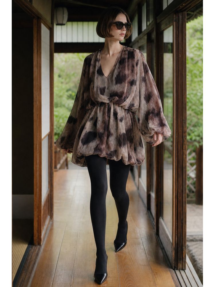 MINI CHIFFON DRESS BY LUMINA
