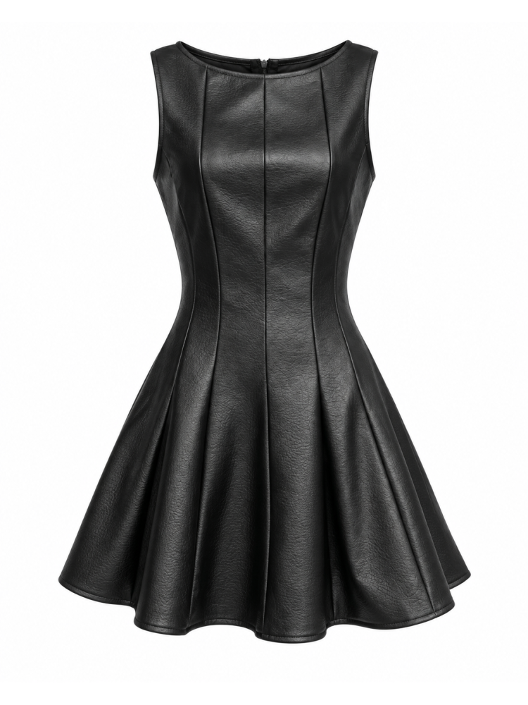 MINI LEATHER DRESS