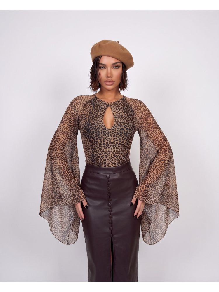 LEOPARD TULLE BODY BY LUMINA