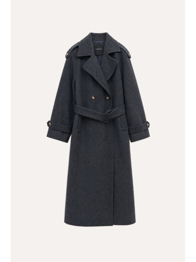 MAXI COAT TRENCH BY LUMINA