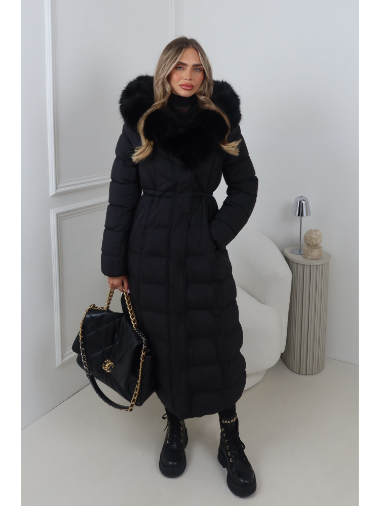 MAXI PUFFER WITH FUR