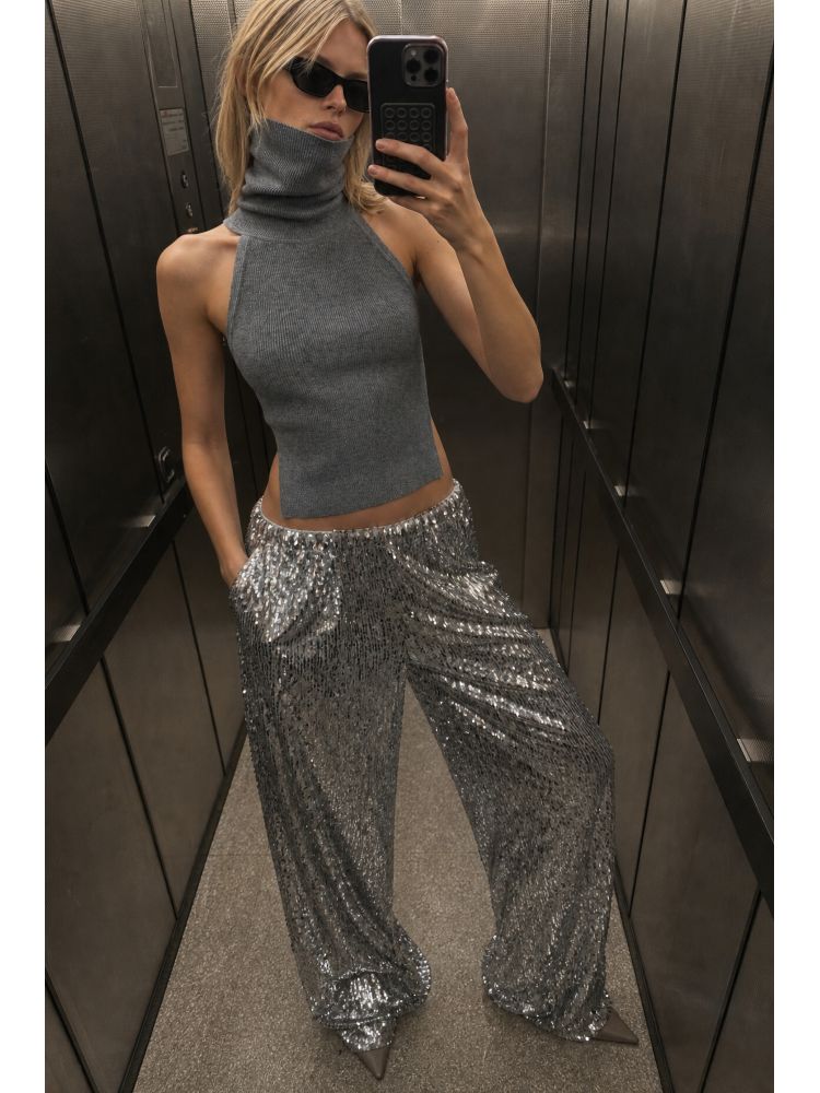 SEQUIN TROUSERS BY LUMINA
